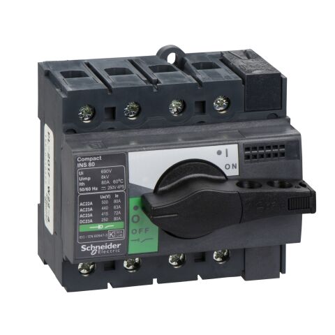 Schneider 28905 4P 80A INS80 Compact Yük Ayırıcı