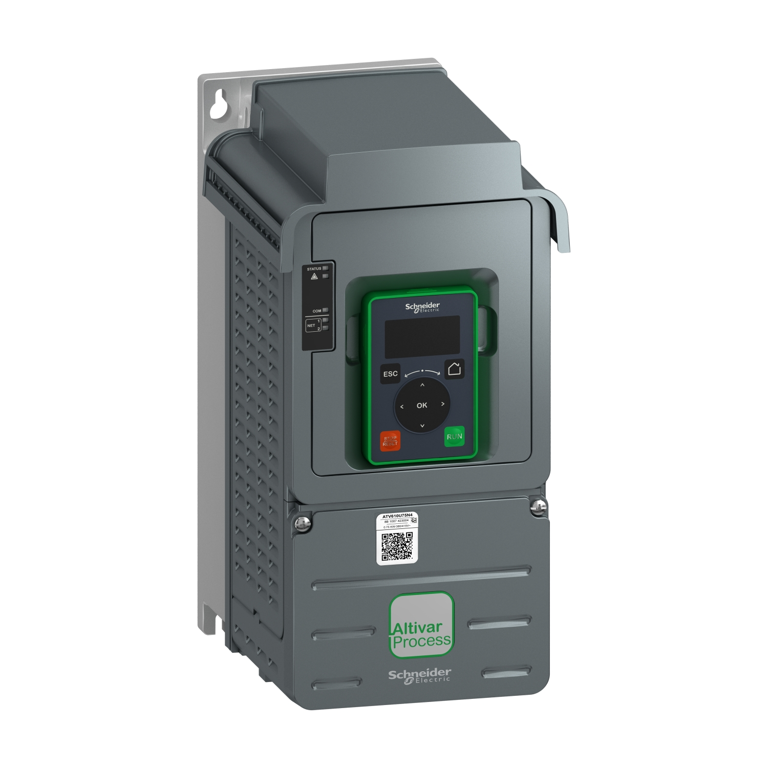 Schneider ATV610U75N4 7.5 Kw 10 Hp Trifaze IP20 Hız Kontrol Cihazı