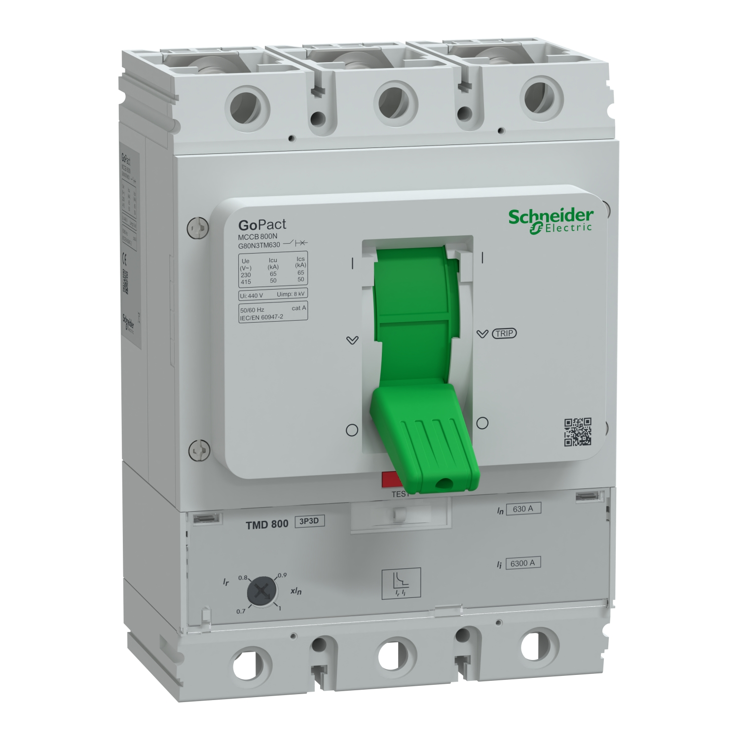 Schneider G80N3TM630 3P 50kA 630A Termik Manyetik Şalter TMŞ