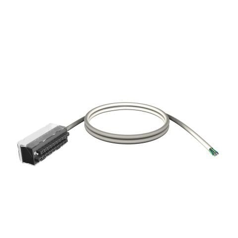 Schneider Electric BMXFTW501S Ekranlı Kablo Seti - 20 Yollu Termnl - Bir Ucunda Çok Uçlu - M340 G/Ç İçin - 5 M