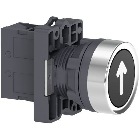 Schneider Electric XA2EA3351 1 Na Siyah İşaretli Yaylı Buton