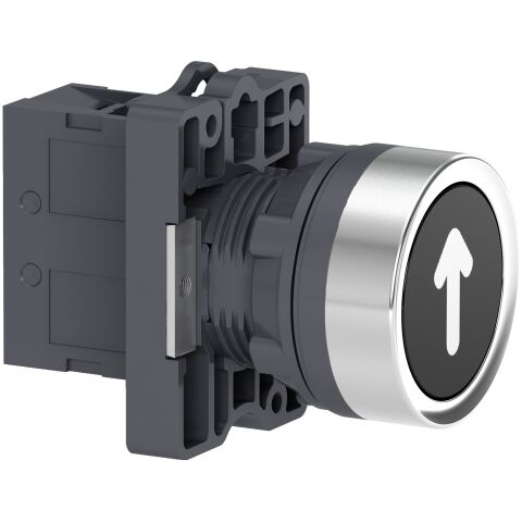 Schneider Electric XA2EA3351 1 Na Siyah İşaretli Yaylı Buton