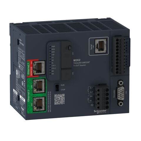 Schneider Electric TM262M15MESS8T Motion Kontrol Cihazı, Lojik/Motion Kontrol Cihazı Modicon M262,Tm262M..., 5Ns/İnst 4 Ax. Eth. Sercos 3