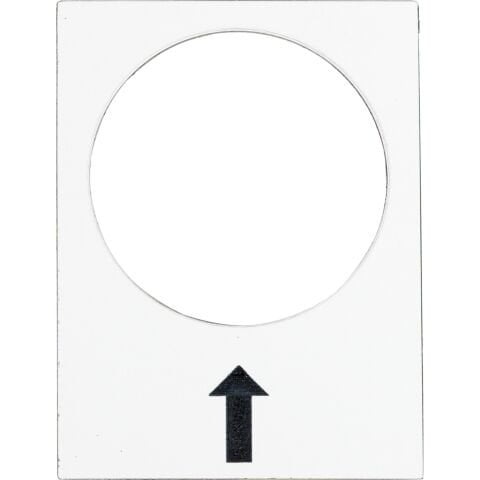 Schneider Electric ZB2BY4907 Yazı - 30 X 40 Mm - Beyaz - Sağ, Yavaş
