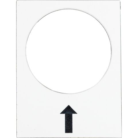 Schneider Electric ZB2BY4907 Yazı - 30 X 40 Mm - Beyaz - Sağ, Yavaş