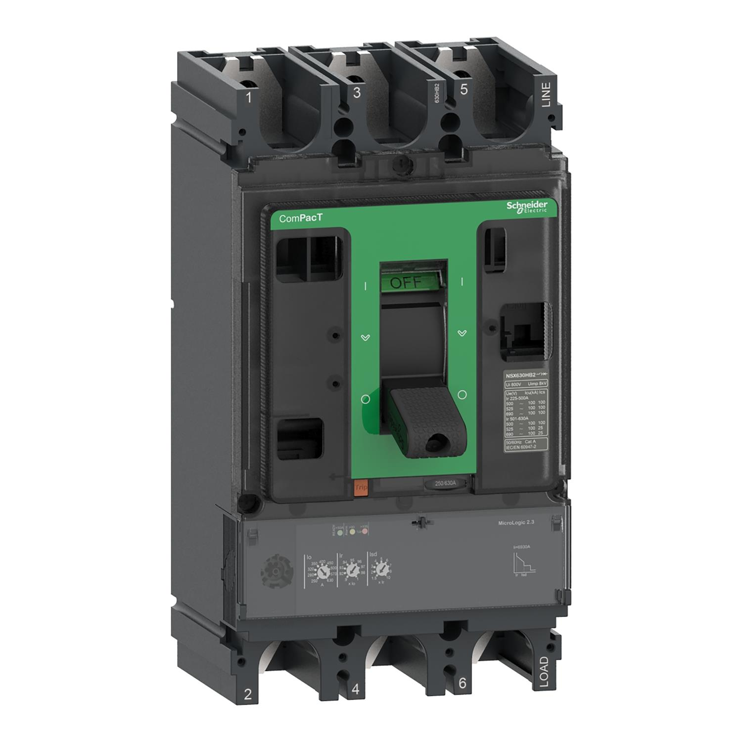 C40N32D400 -NSX400N MICROLOGIC 2.3 50KA (LV432693)