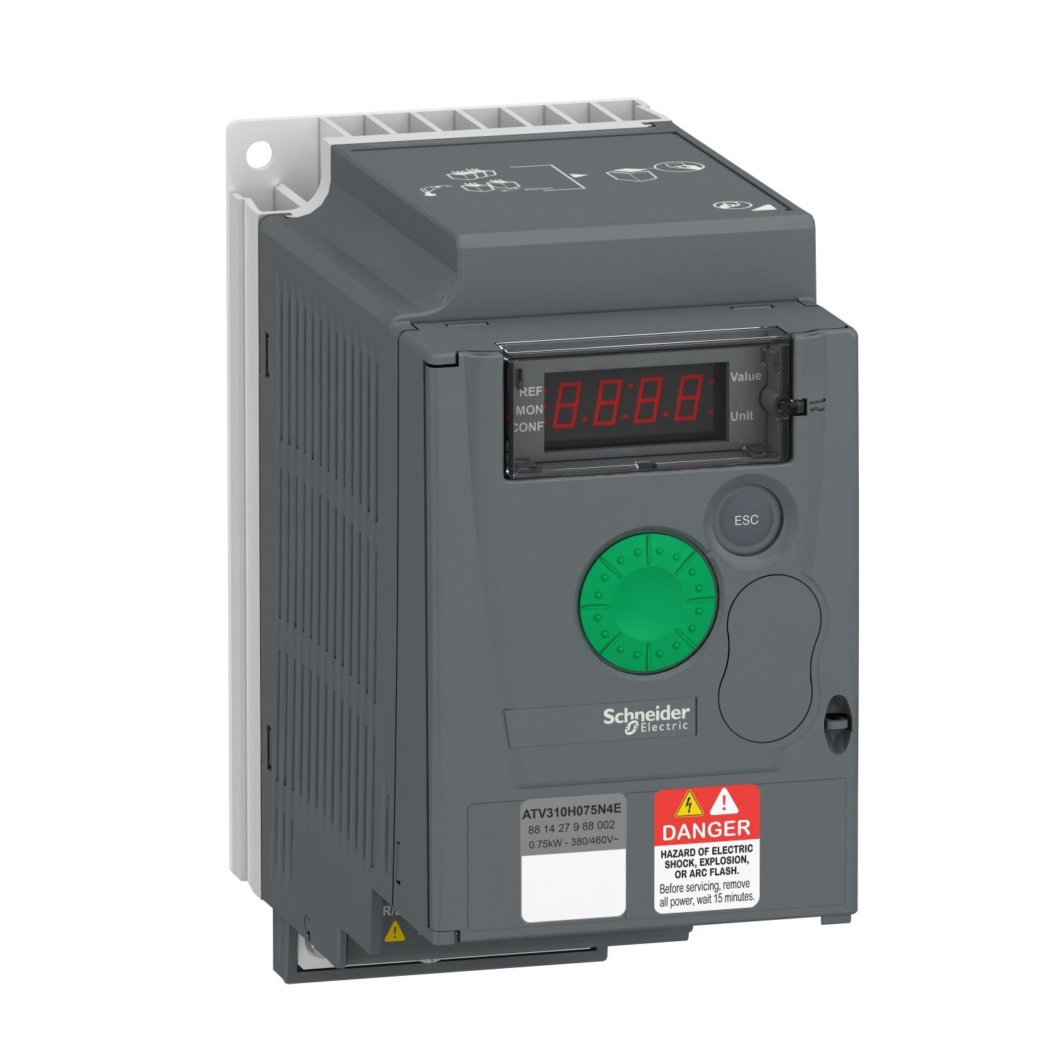 Schneider Electric ATV310H075N4E Değişken Hızlı Sürücü Atv310, 0.75 Kw, 1 Hp, 380...460 V, 3 Fazlı, Filtresiz