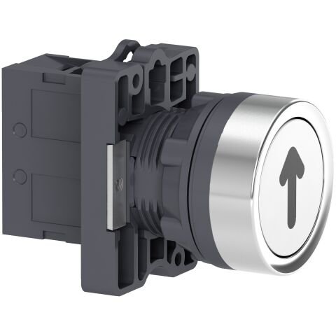 Schneider Electric XA2EA3341 İşaretli yaylı buton Ø 22 - yay dönüşlü - 1NA