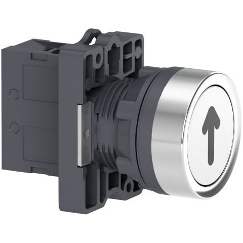 Schneider Electric XA2EA3341 İşaretli yaylı buton Ø 22 - yay dönüşlü - 1NA