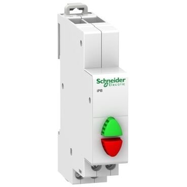 Schneider Electric A9E18034 Acti9 İpb 1Na-1Nk Gri/Gri Çift Basmalı Düğme