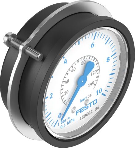 Festo 159602 FMA-63-10-1/4-EN flanşlı manometre
