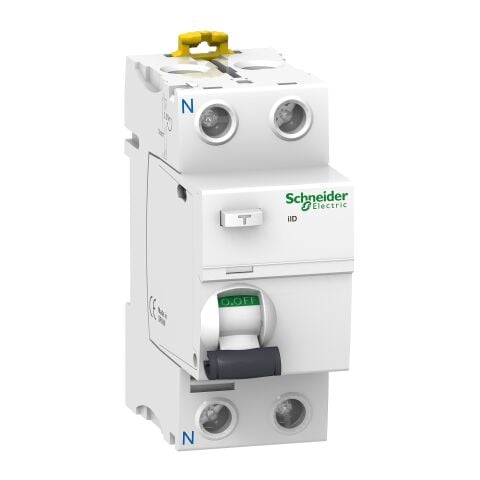 Schneider A9R61263 2P 63A 30mA SI Tip Acti9 İID Kaçak Akım Rölesi