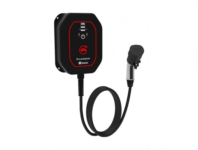 Bemis BEV-1011-0005 Charger 2 5M. Kablolu 11 - 22 Kw Trifaze 16 - 32A Araç Şarj İstasyonu
