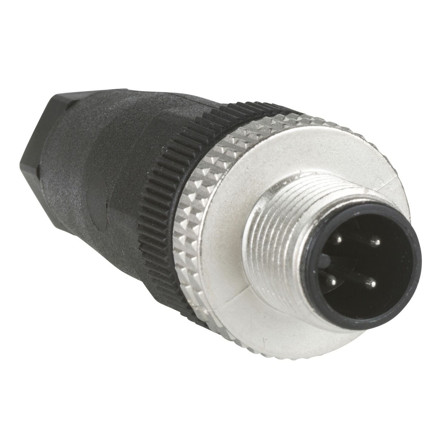 Telemecanique Sensors XZCC12MDM40B Kablolu Konnektör Erkek M12 4Pim Düz
