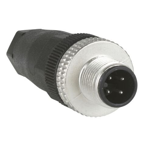 Telemecanique Sensors XZCC12MDM40B Kablolu Konnektör Erkek M12 4Pim Düz