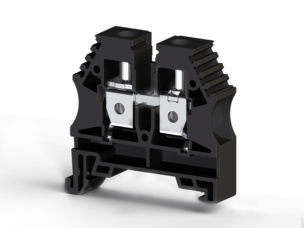 Klemsan 304155-AVK 10 Siyah Klemens