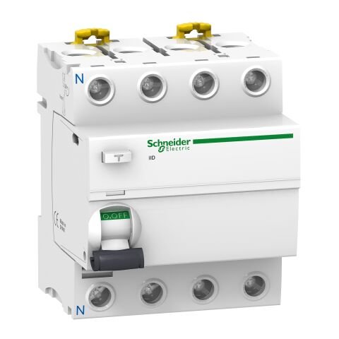 Schneider A9R35491 4P 100A 300mA SI Tip İıd Kaçak Akım Rölesi