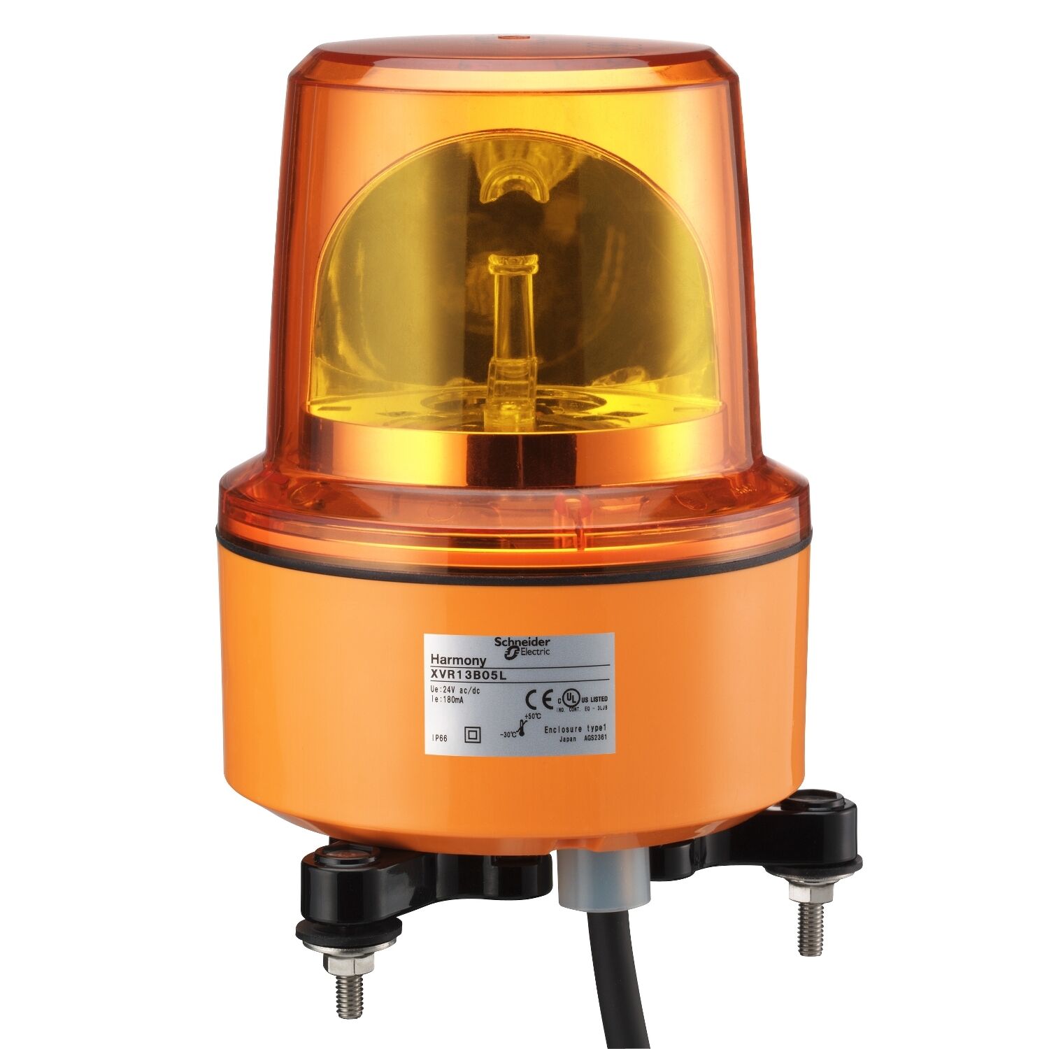 Schneider Electric XVR13M04L 130Mm Döner Aynalı Lamba Kırmızı 230Vac