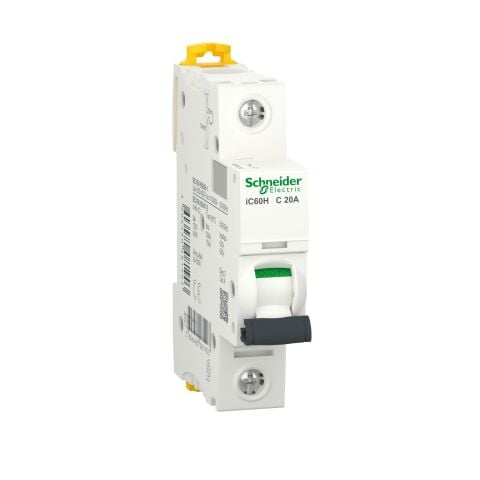 Schneider Electric A9F84120 İc60H - Minyatür Devre Kesici - 1P - 20A - C Eğrisi