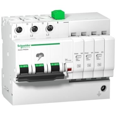 Schneider Electric A9L16296 İquick Prd20R Modüler Parafudr - 3 Kutuplu - 350V - Uzaktan Aktarımlı
