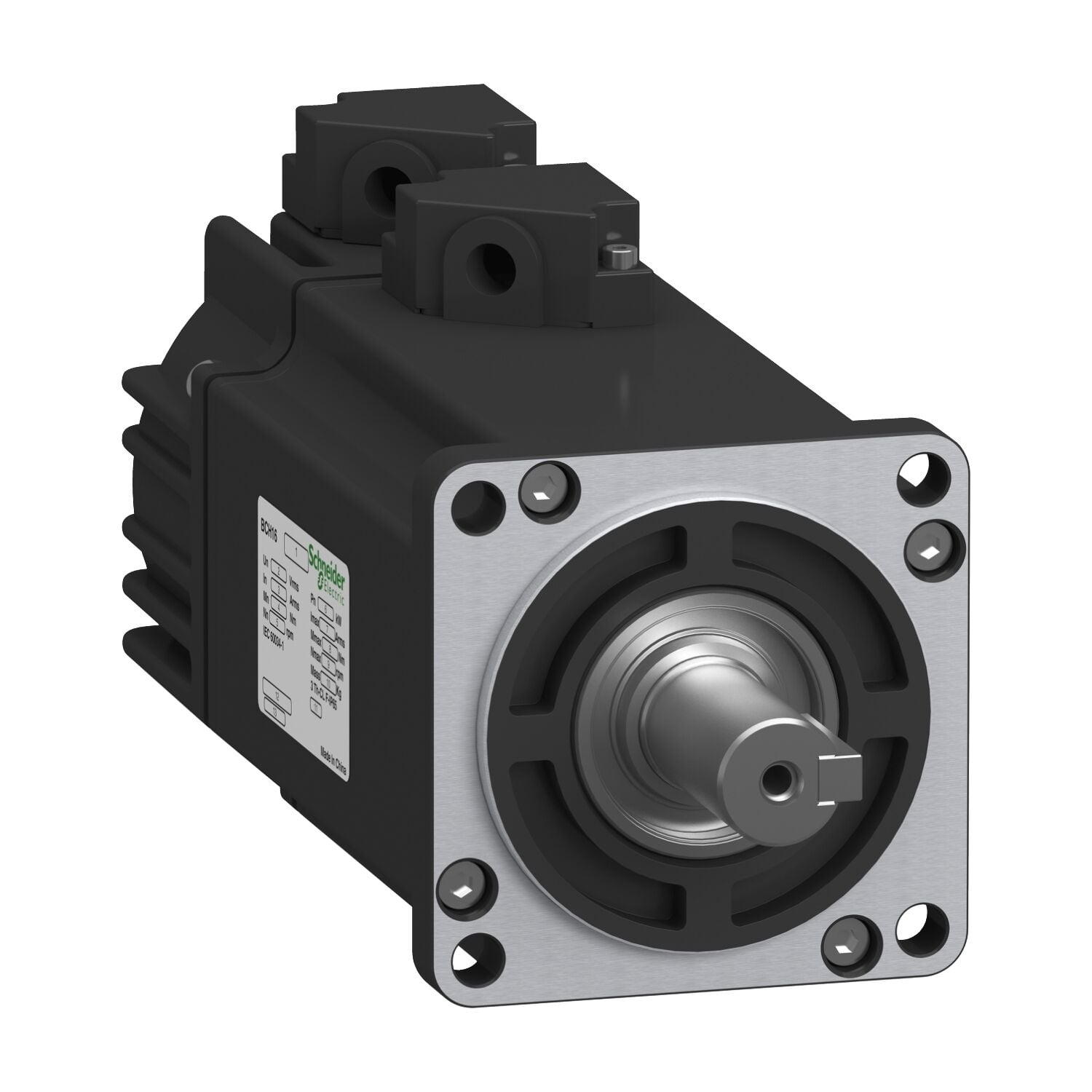 Schneider Electric BCH16HD04332A5C2 servo motor BCH16, 60 mm, mil 14 mm, 400W, Ağır atalet, 3000rpm, 23bit