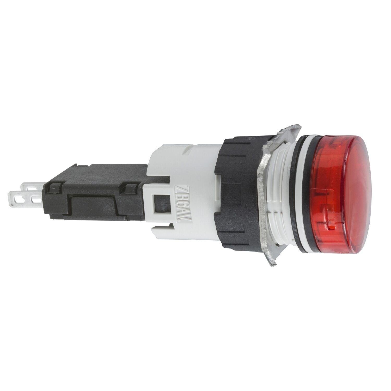 Schneider Electric XB6AV4BB 12...24V Entegre Led'Li Kırmızı Eksiksiz Pilot Işığı Ø16