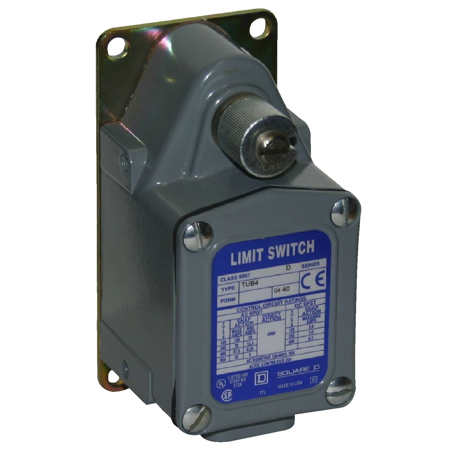 Telemecanique Sensors 9007TUB4M12 9007Ft Freze Limit Anahtarı - Evrensel - Yaylı Dönüş - Cw+Ccw - Pg 13.5
