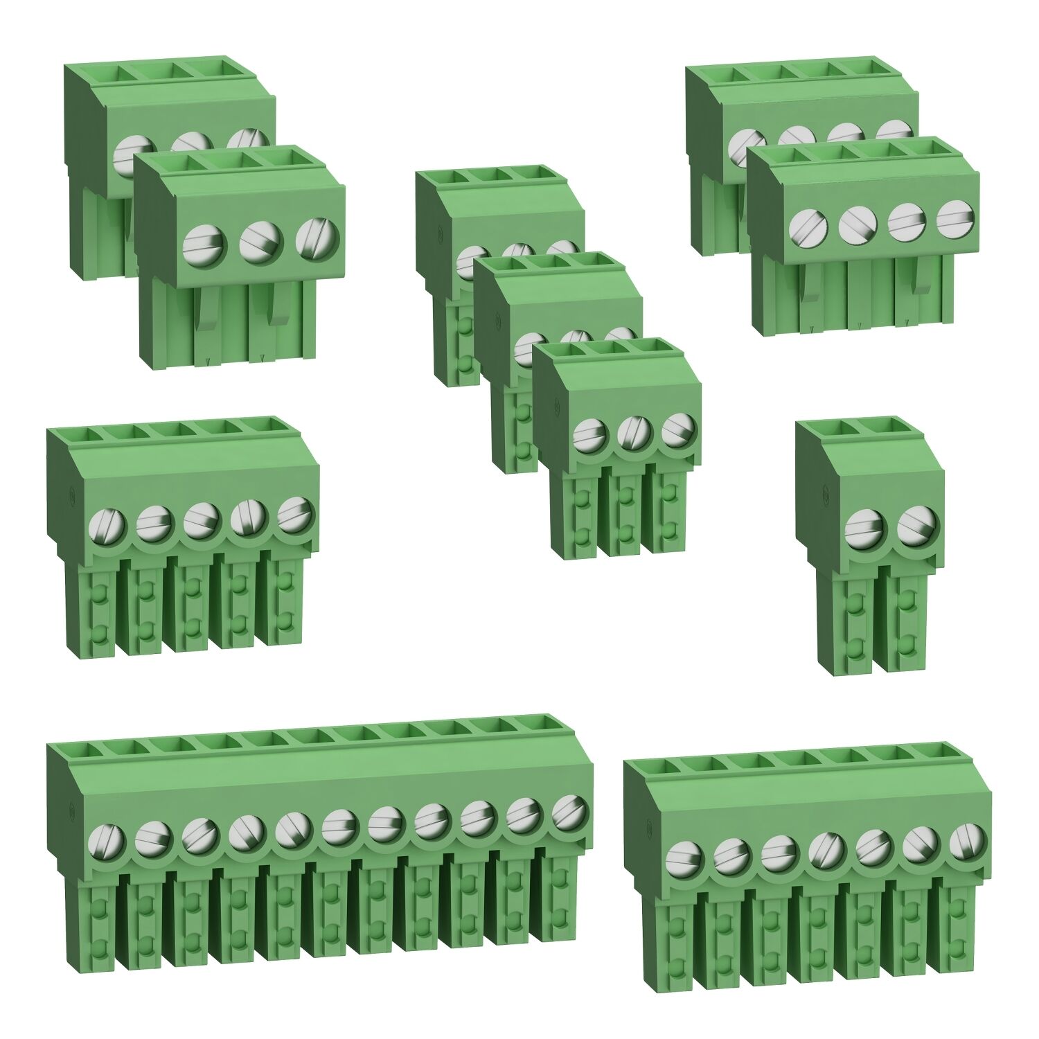Schneider TM172ASCTB28E 28 IO M172 Vidalı Terminal Blokları Yeşil Klemens