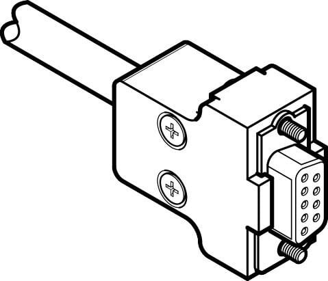 Festo 531186 KMP6-09P-8-10 bağlantı kablosu