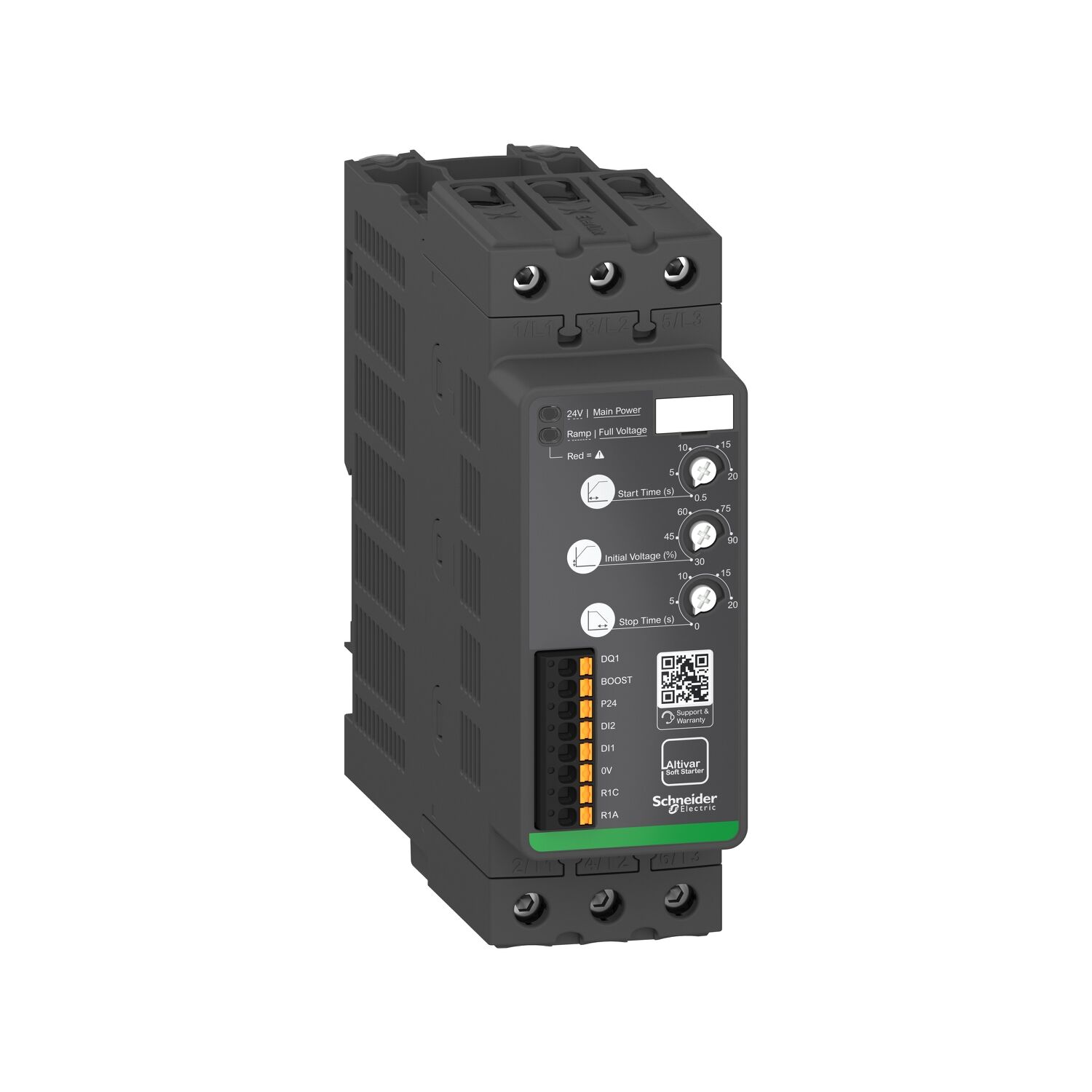 Schneider ATS130N2D45LT 45A 22kW 200-480VAC KB 24VDC Yumuşak Yol Verici