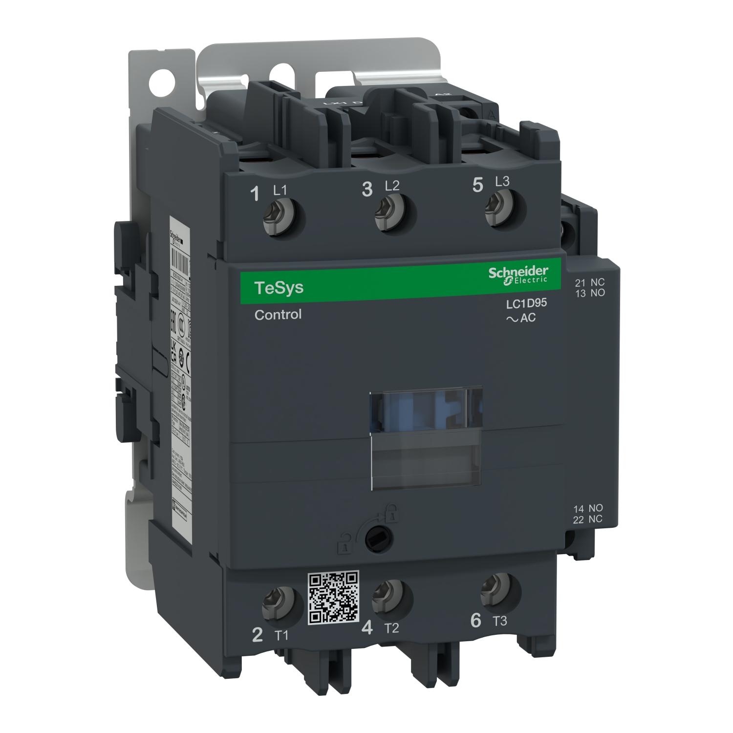 Schneider LC1D95E7 48VAC 95A 45KW 3P TeSys D Kontaktör
