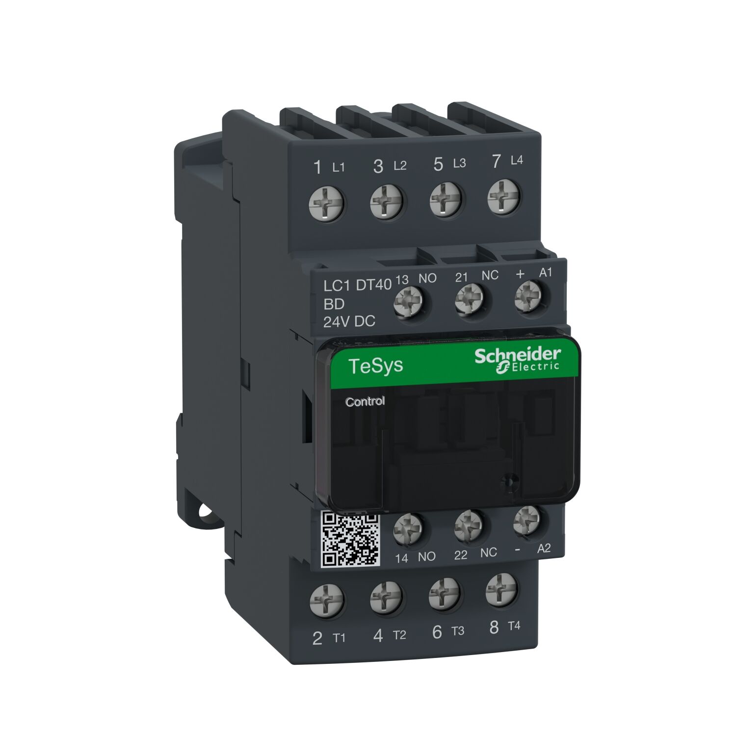 Schneider Electric LC1DT40BD Tesys D Kontaktör 4P 40A Ac1 24Vdc 4Na