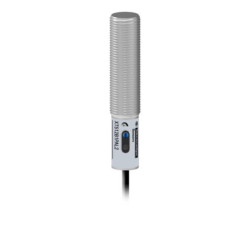 Telemecanique Sensors XT512B1PAL2 Kapasitif yakınlık sensörü XT, silindirik M12, pirinç, 3 telli, Sn 2mm, 24 V DC, 2m kablo, 1 adet