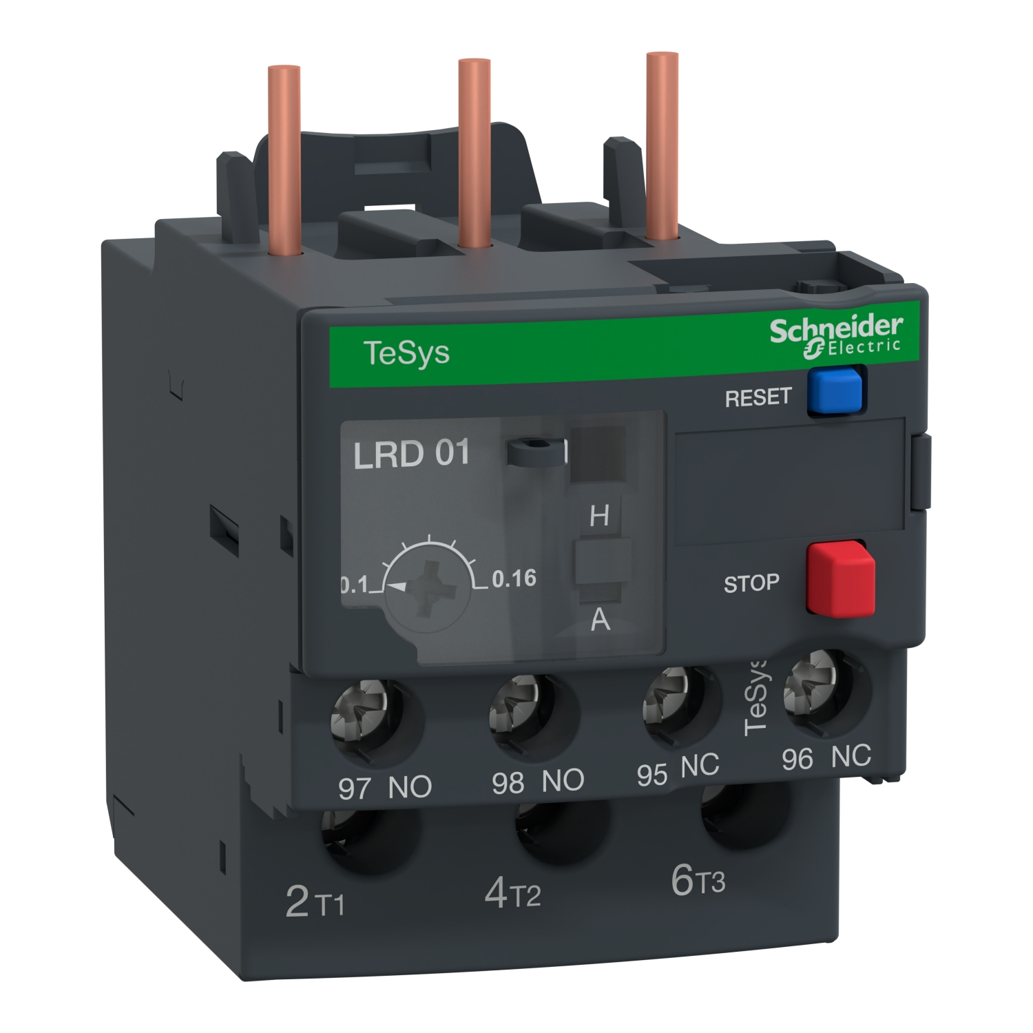 Schneider LRD01 TeSys D 0.1-0.16A Termik Röle
