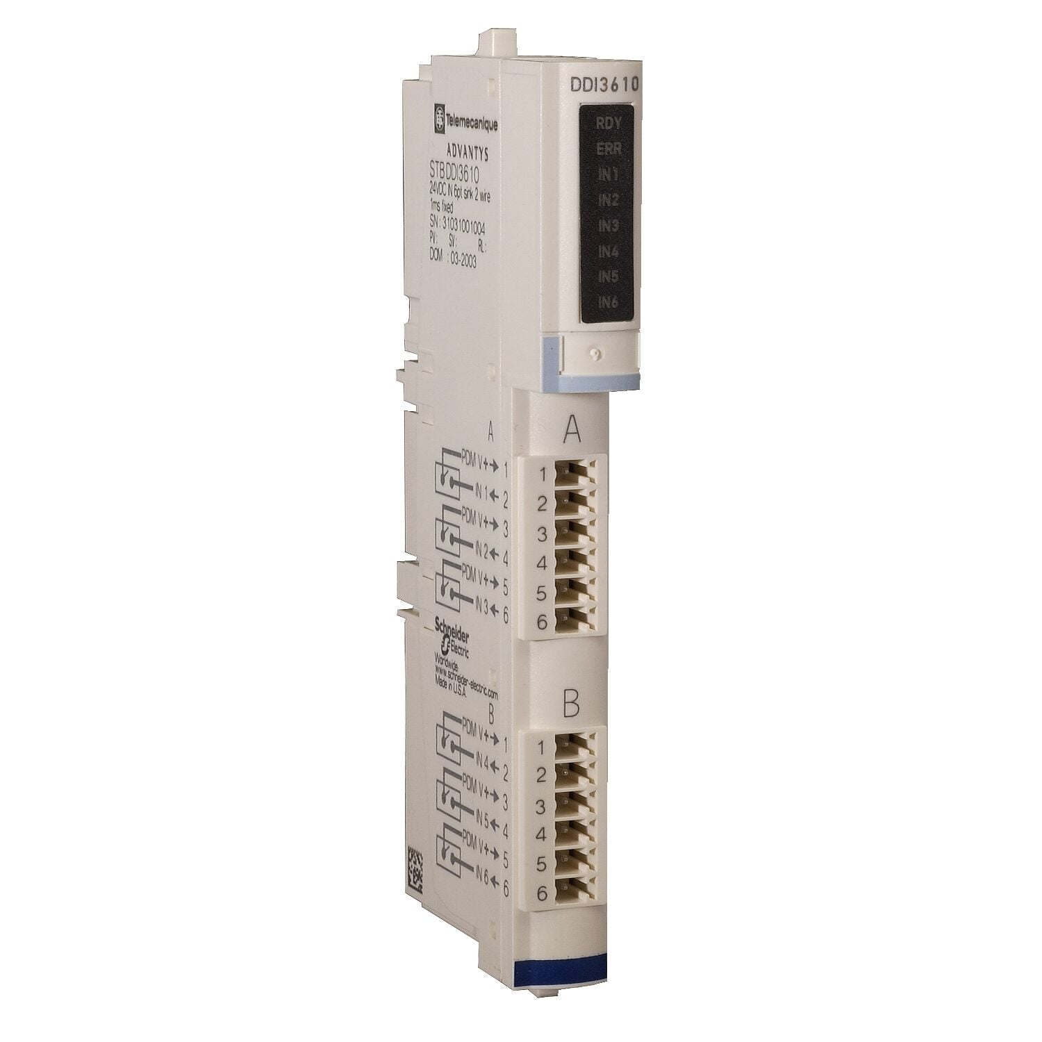 Schneider Electric STBDDI3610K Standart Dijital Giriş Kiti Stb - 24 V Dc - 6 G