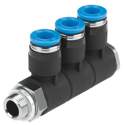 Festo 186237 QSLV3-G1/4-8 Çoklu dağıtıcı