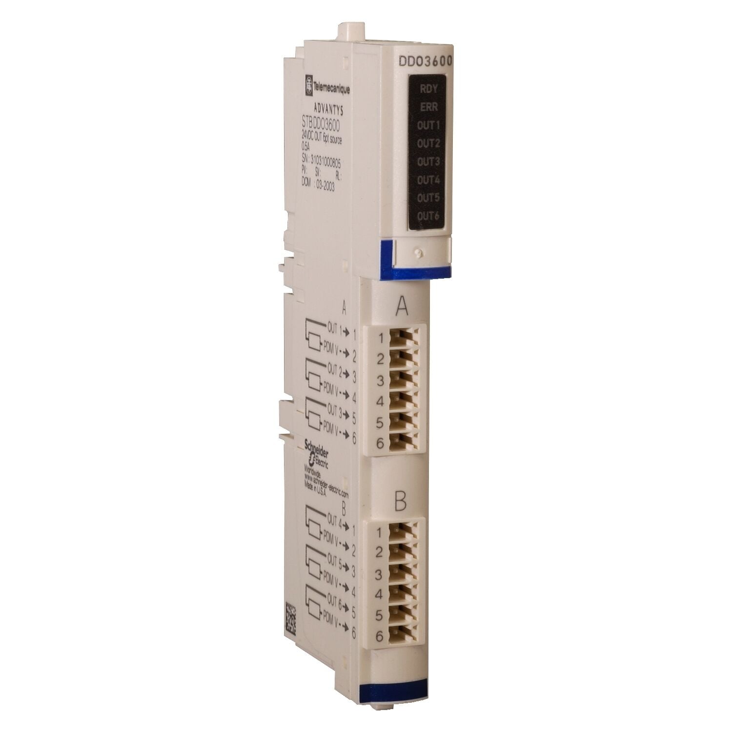Schneider Electric STBDDO3600K Standart Dijital Çıkış Kiti Stb - 24 V Dc - 6 Ç