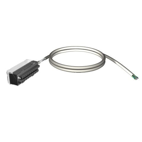 Schneider Electric BMXFTW508S Ekranlı Kablo Seti - 28 Yollu Terminal - Bir Ucunda Çok Uçlu - M340 İçin - 5 M