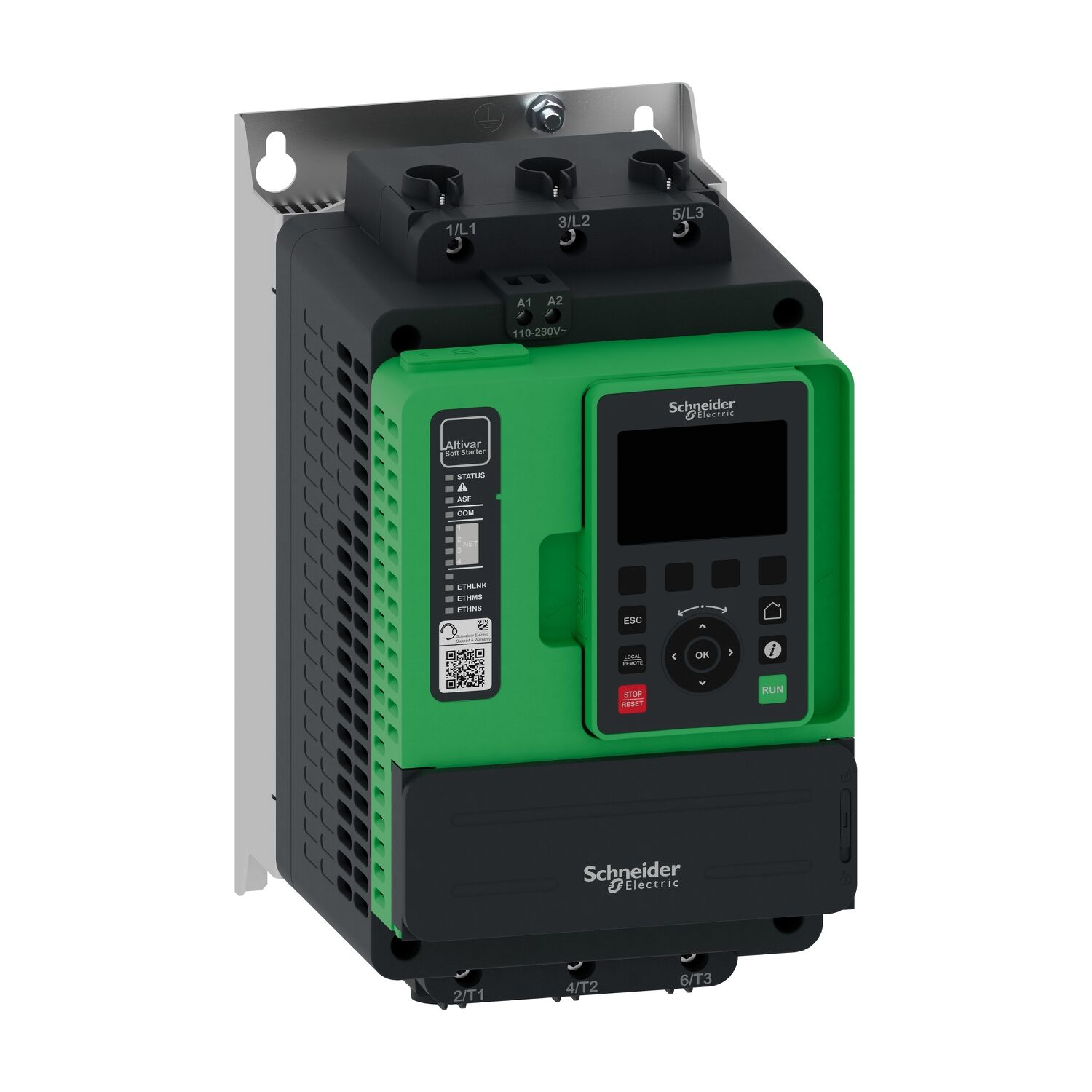 Schneider ATS490D88Y 45kW 88A 208-690VAC KB 110-230VAC Yumuşak Yol Verici