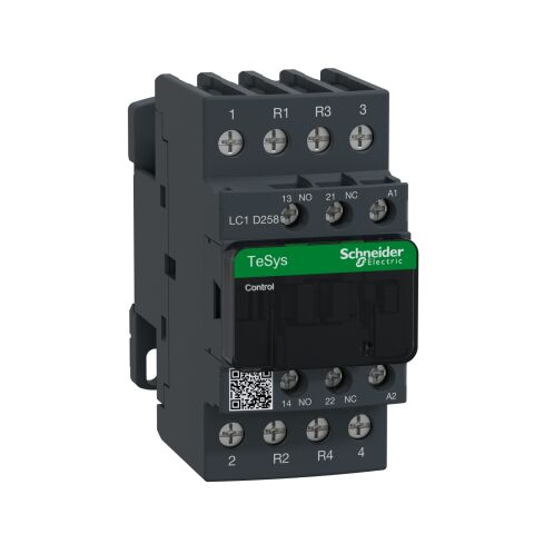 Schneider Electric LC1D258B7 Tesys D Kontaktör 4P 40A Ac1 24Vac 2Na2Nk