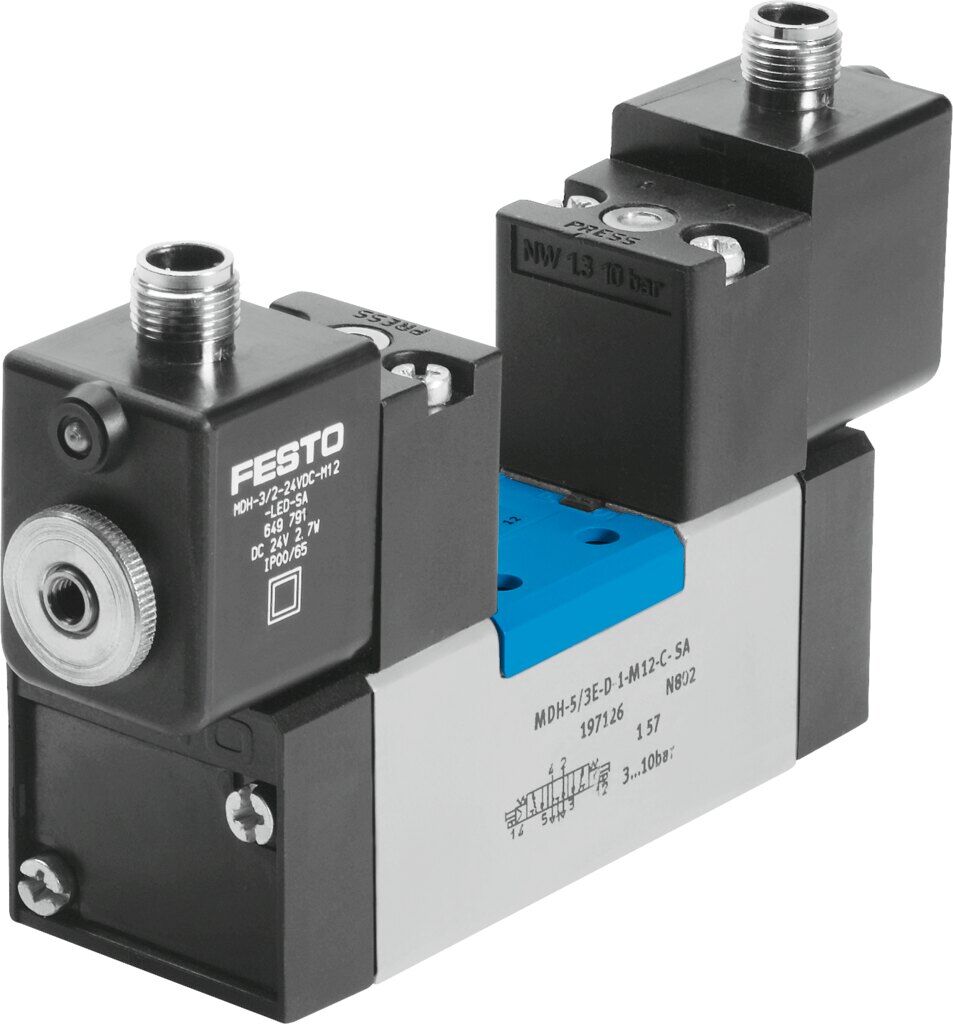 Festo 540805 MDH-5/3E-D-1-M12D-C Selenoid valf