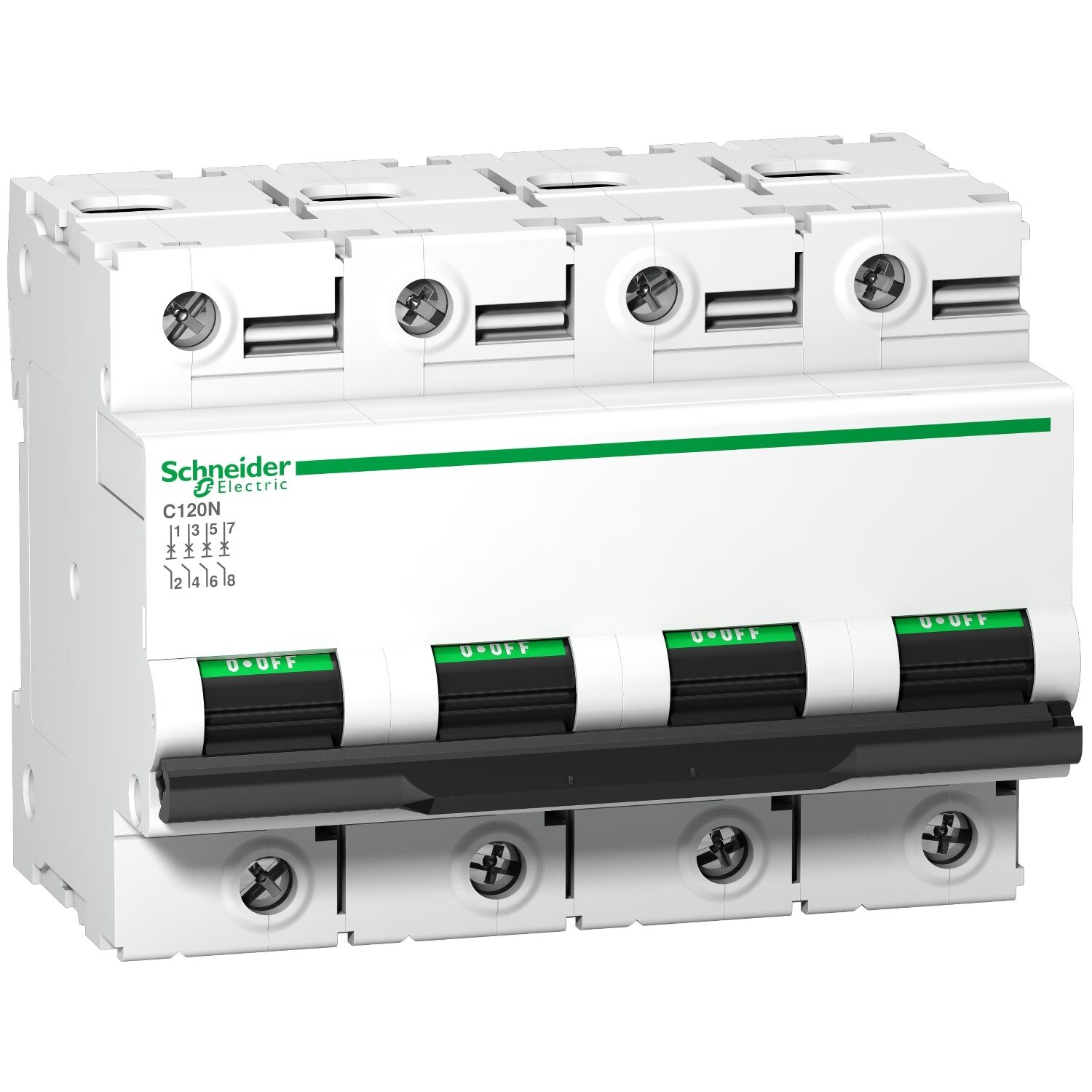 Schneider Electric A9N18374 C120N - Devre Kesici - 4P - 100A - C Eğrisi