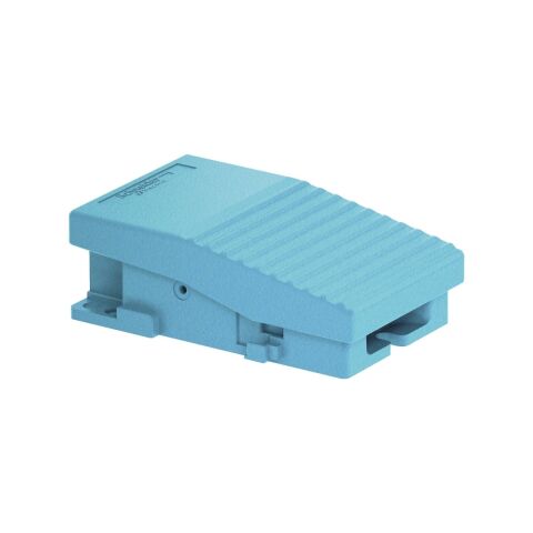 Schneider Electric XPEM110 Ayak pedalı- IP66 - kapaksız - metalik - mavi - 1 NK + 1 NA