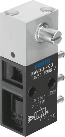 Festo 10750 RW/O-3-PK-3 Döner kollu valf