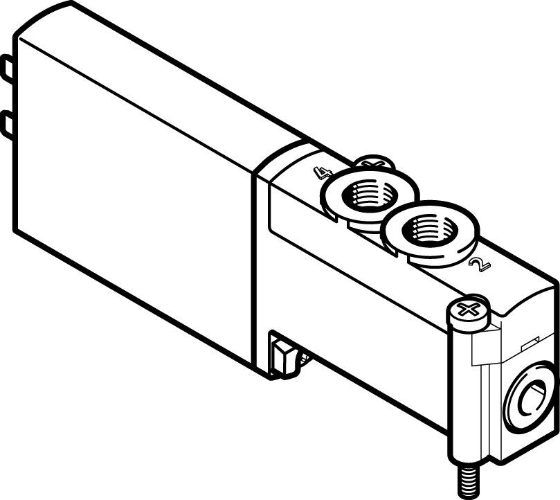 Festo 525105 MHP2-MS1H-5/2-M5 Selenoid valf