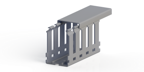 Klemsan 5554060WS KKD 4060 40X60 Kablo Kanalı (Gri) (Kalın Slot)