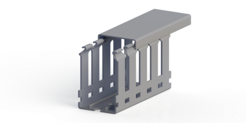 Klemsan 5554060WS KKD 4060 40X60 Kablo Kanalı (Gri) (Kalın Slot)