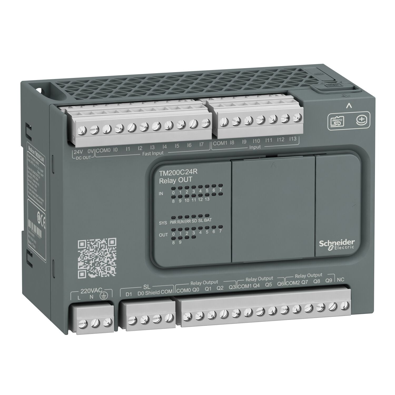 Schneider Electric TM200C24R M200 24 I/O AC200 14 DC INPUTS