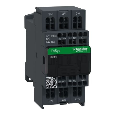 Schneider Electric LC1D093BD Tesys D Kontaktör 9A Ac3 24Vdc
