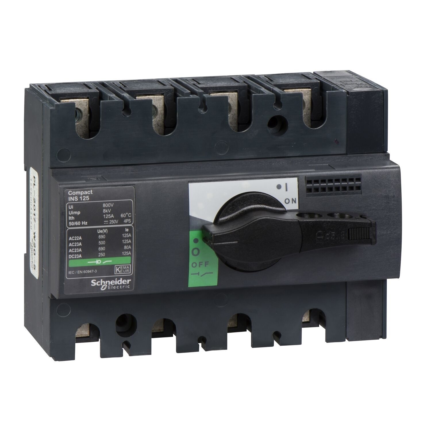 Schneider 28911 4X125A Yük Ayırıcı Compact INS125